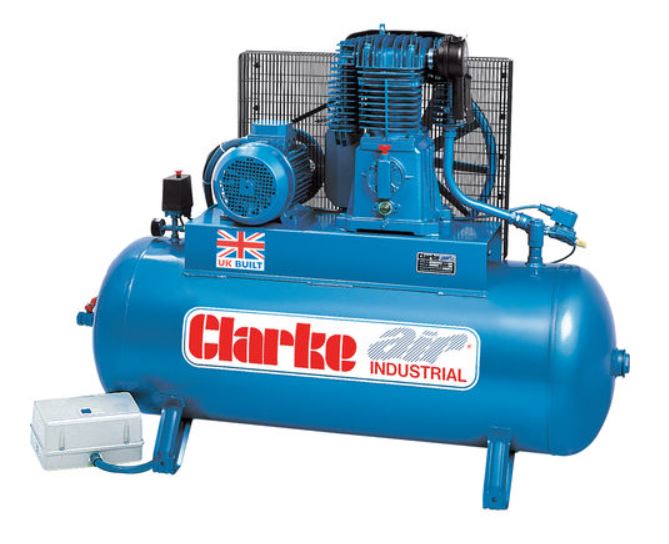 2084905 Clarke SE46C270 40cfm 270Litre 10HP Industrial Air Compressor (400V)