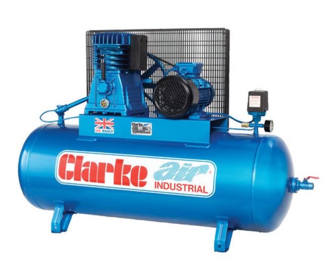 2092360 Clarke XE36C200 (WIS) 30cfm 200Litre 7.5HP Industrial Air Compressor (400V)