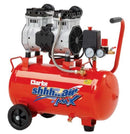 2242040 CLARKE SHHH24/150 AIR MAX LOW NOISE COMPRESSOR 1.5HP 24 LTR