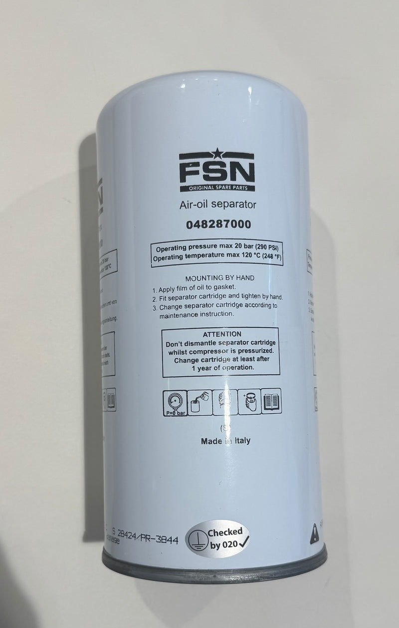 FN048287000 OEM CLARKE OIL SEPARATOR FILTER CXR200R/DR CXR1000TD