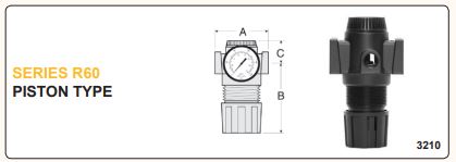 M-R60-4W MASTER PNEUMATIC GUARDSMAN REGULATOR G1/2"