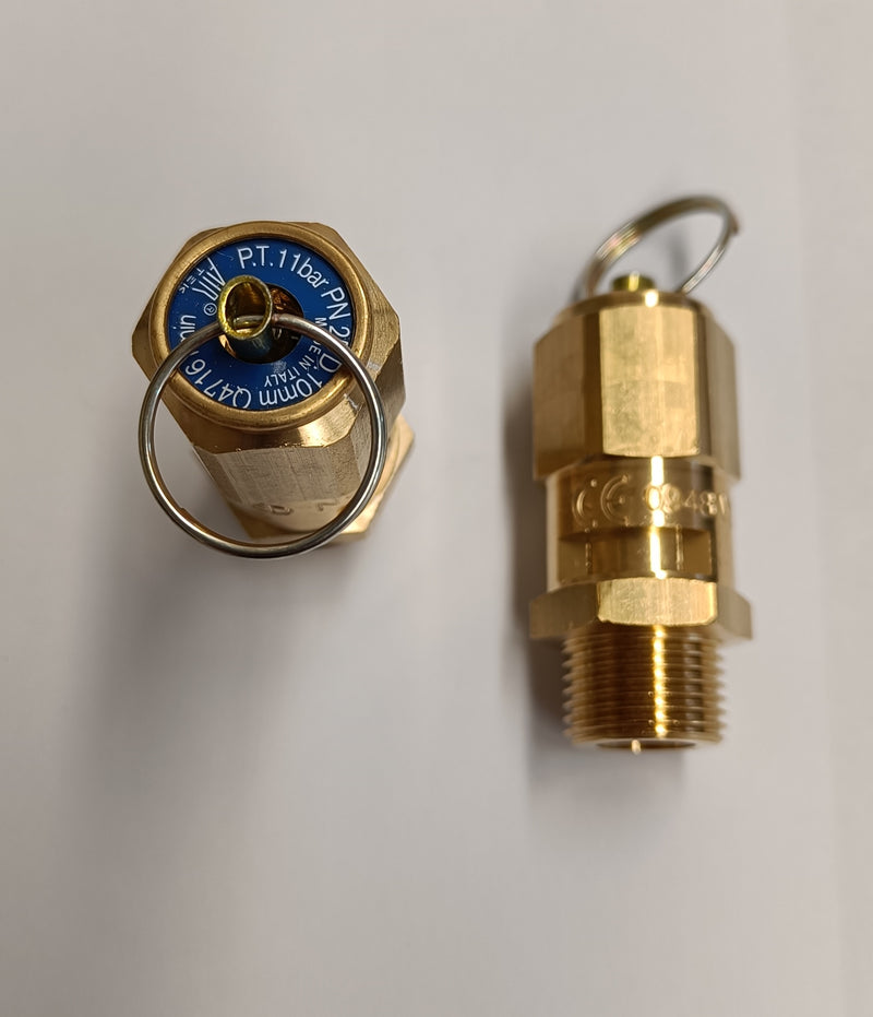 PRV_G38X11BAR PRV_G38X12BAR SAFETY VALVE, 3/8" 11 & 12 BAR