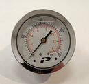 Y020063B4G PRESSURE GAUGE, 0-200 PSI, 63 MM DIAL, 1/4" BSP M BACK ENTRY, GLY FILLED