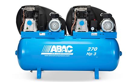 4116024868 ABAC PRO A39 270 FM3 Tandem - Single Phase Piston Compressor