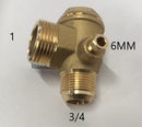 55894521 NON RETURN VALVE 1 X 3/4 X 6MM