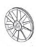 2901325048 ABAC OEM PUMP PULLEY FLYWHEEL A29 A29B