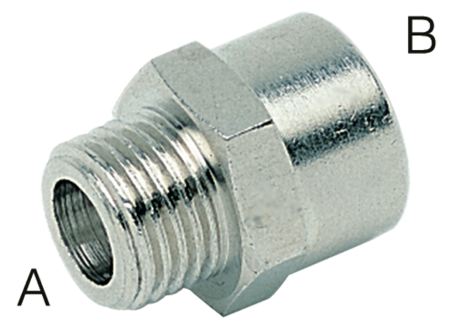 A250 REDUCING ADAPTOR EXTENDED - BSPP MALE / BSPP FEMALE