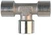 A400 EQUAL FEMALE TEE BSPP BRASS NICKEL PLATED