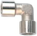 A510 EQUAL FEMALE ELBOW BSPP BRASS NICKEL PLATED