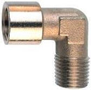 A520 EQUAL MALE BSPT X FEMALE BSPP ELBOW BRASS NICKEL PLATED
