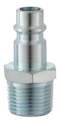 AA71MALE PCL XF S25 EURO PLUG HALF NIPPLE MALE BSP THREAD 1/4, 3/8, 1/2 (AA7102/AA7103/AA7104)