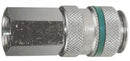 CP17-12 PARKAIR SERIES 17 COUPLING FEMALE THREAD BSP 1/4, 3/8, 1/2 INCH