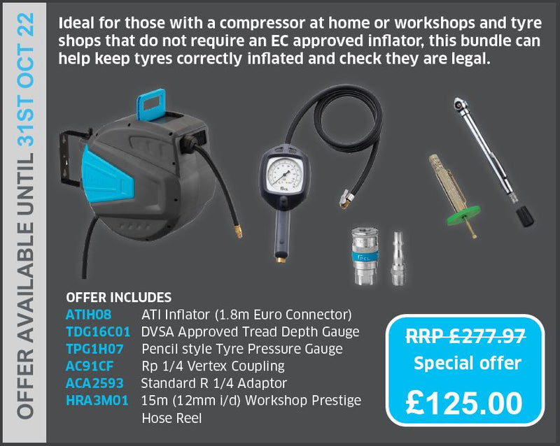 DEAL22 PCL TYRE SAFETY BUNDLE - HOSE REEL & ACCESSORIES