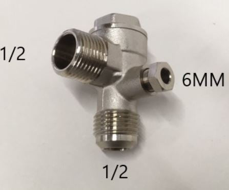 FN9048007 OEM CLARKE NON-RETURN VALVE 1/2 X 1/2 X 6MM