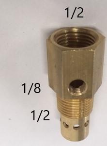 HV6-HW16-NRV NON RETURN VALVE 1/2 X 1/2 X 1/8