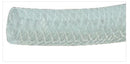 PRP63/115 BRAIDED PVC HOSE CLEAR 6.3mm ID X 11.5mm OD X 30 METRE
