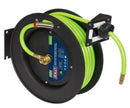 SA841HV Sealey Retractable Air Hose Metal Reel 15m Ø10mm ID High Visibility TPR Hose
